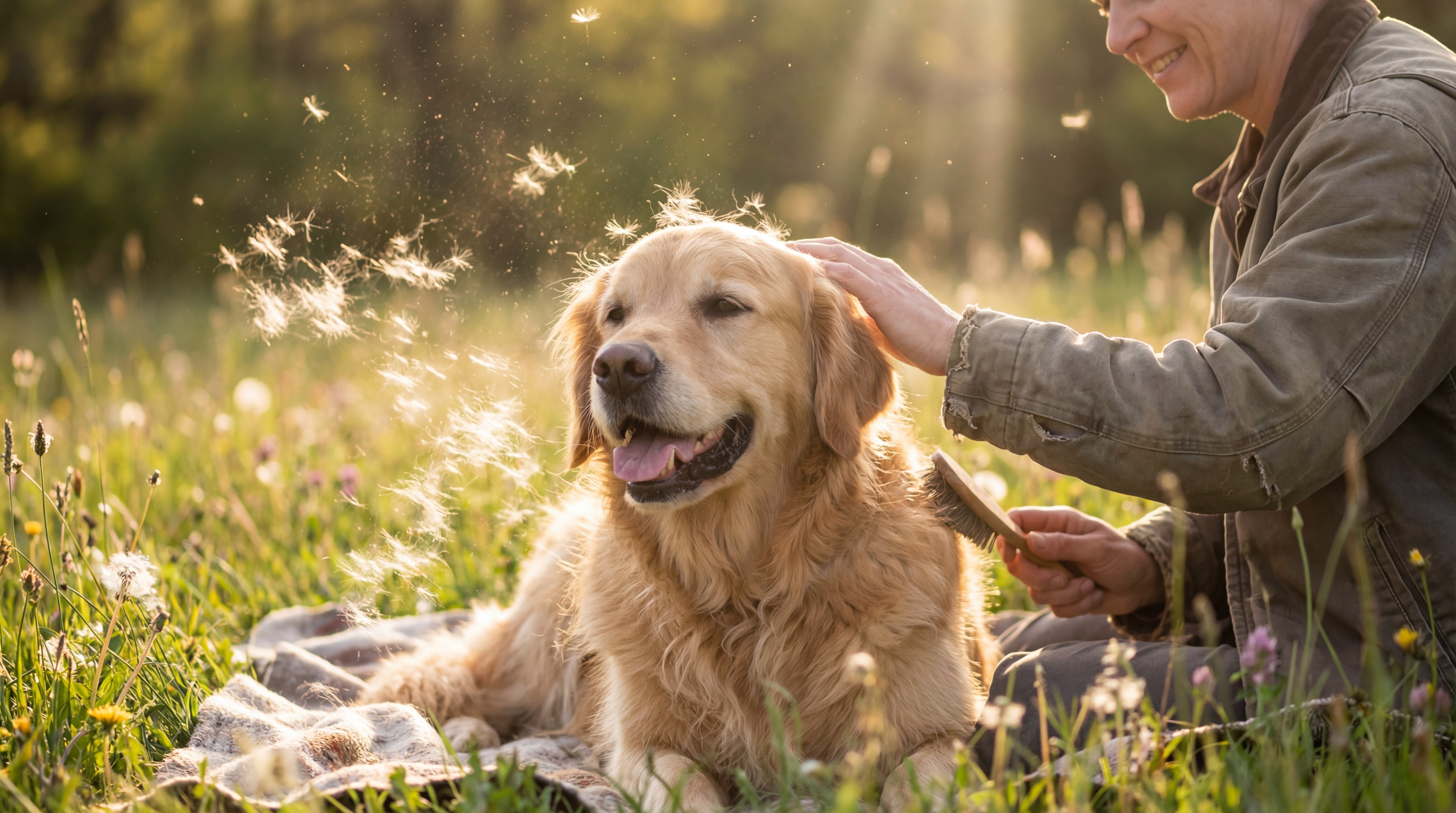Fellwechsel beim Hund: Der Kraftakt im Frühjahr & wie du das Chaos bändigst