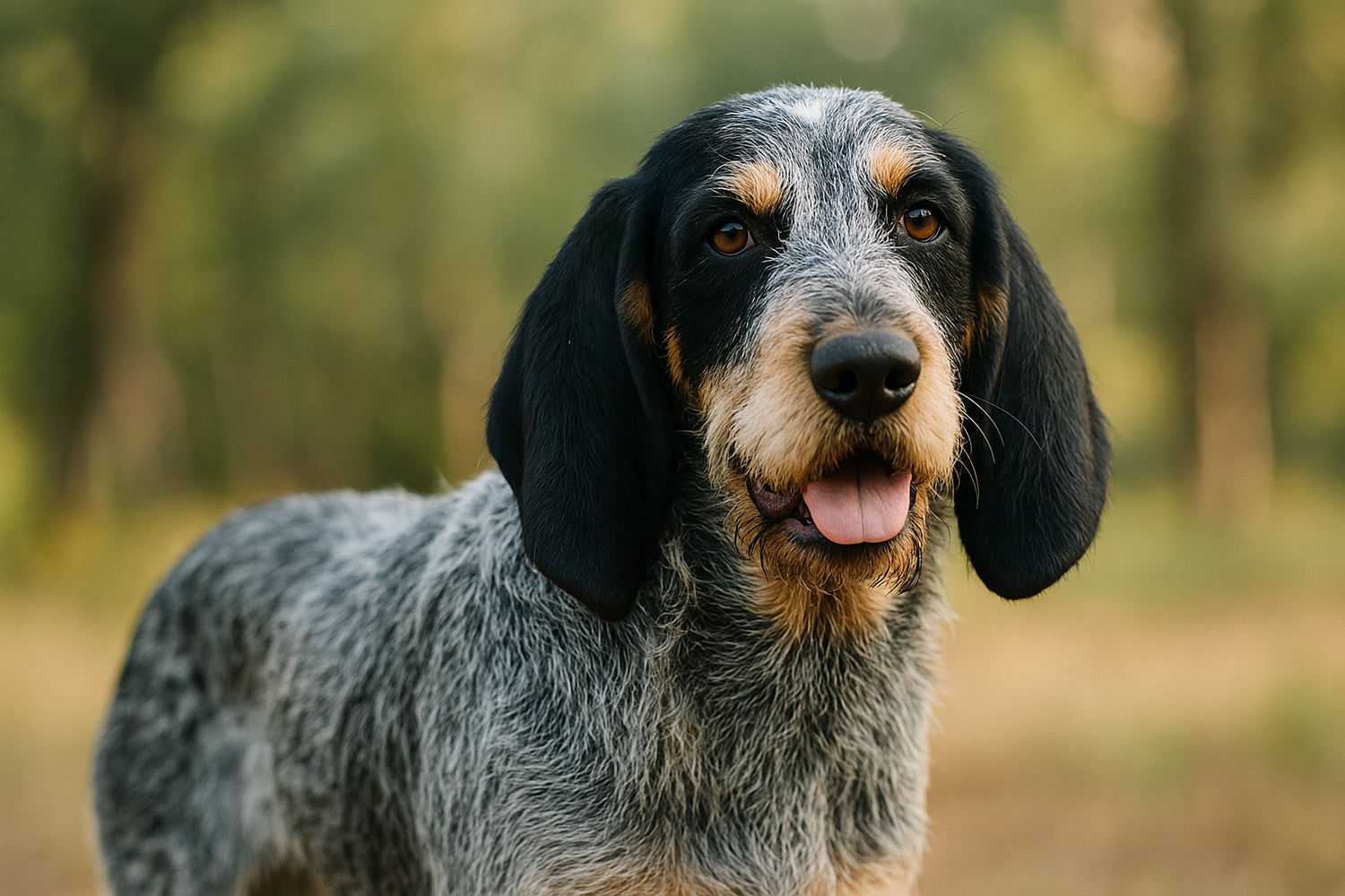 Griffon Bleu de Gascogne: Eigenschaften & Pflege