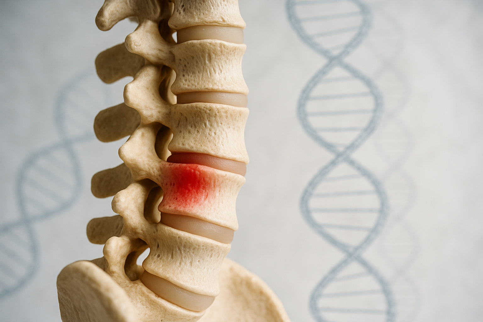 Kann ein Bandscheibenvorfall vererbt werden