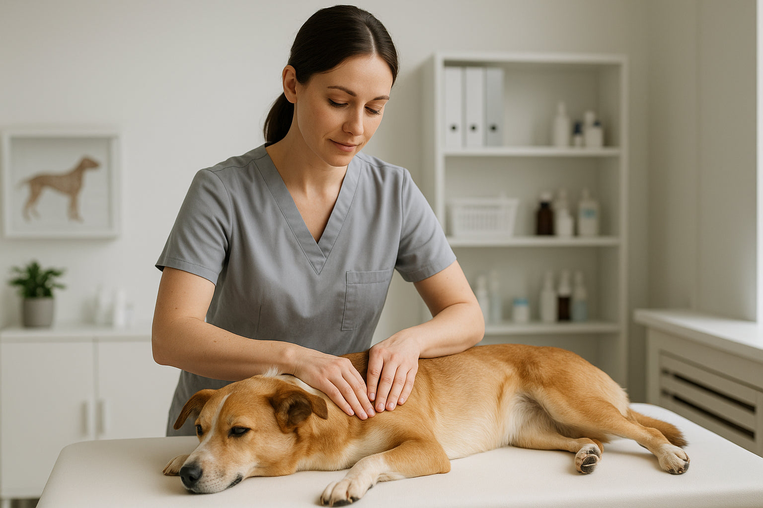 Bandscheibenvorfall beim Hund: Symptome und Behandlung