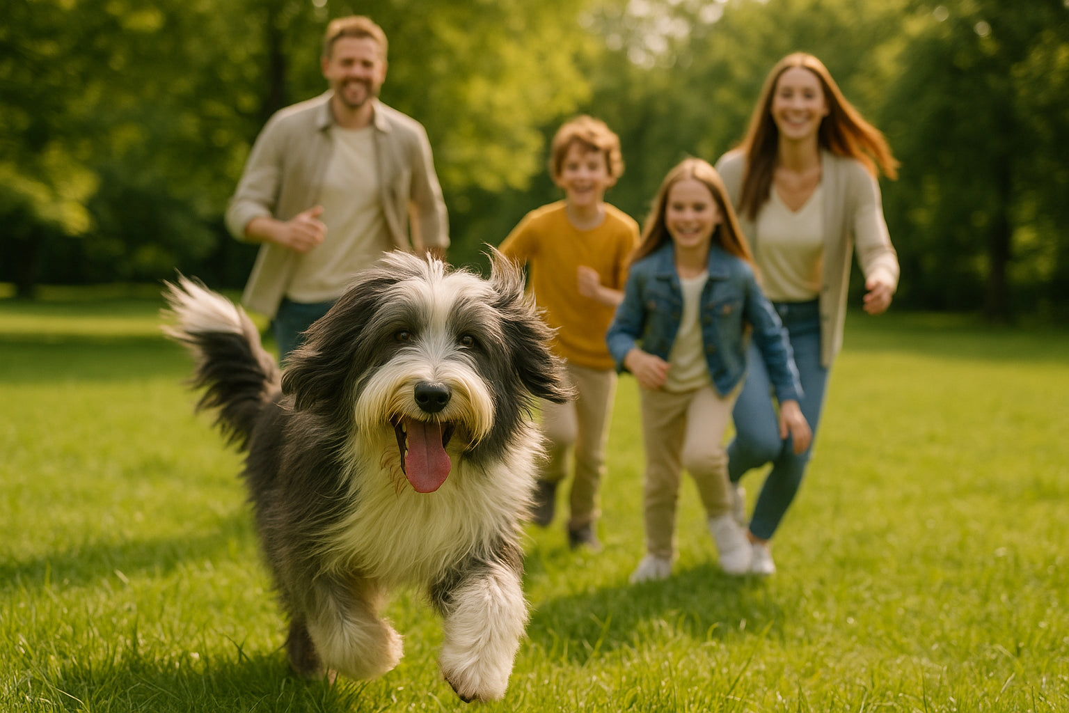 Rassenprofil Bearded Collie: Charakter, Haltung und Pflege