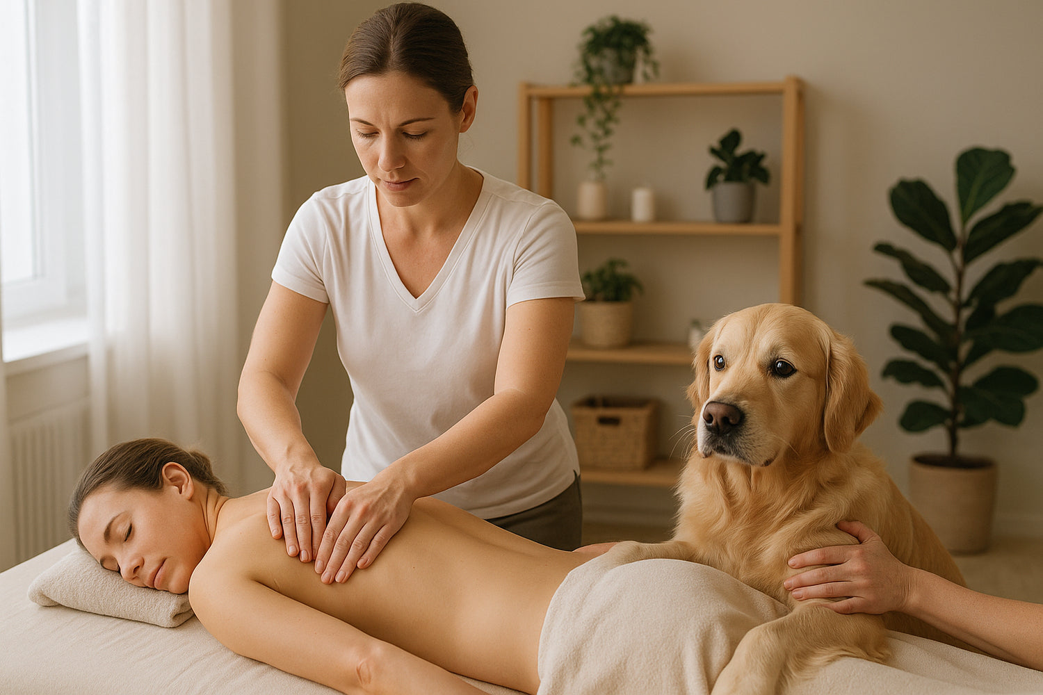 Manuelle Massagegriffe: Techniken für Mensch und Tier