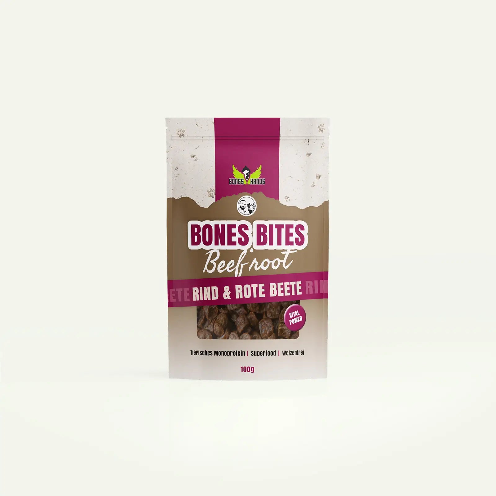 Bones Bites Dog Treats Beef'root with Beef and Beetroot