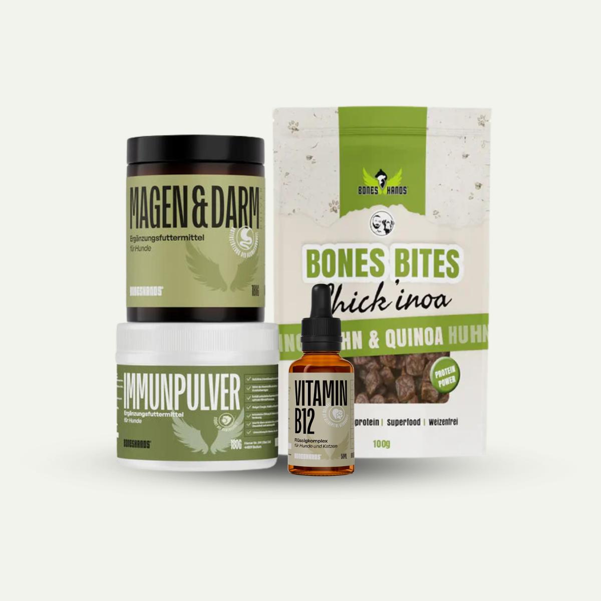 Unser Wohlfühl-Bundle + Huhn-Quinoa-Snacks