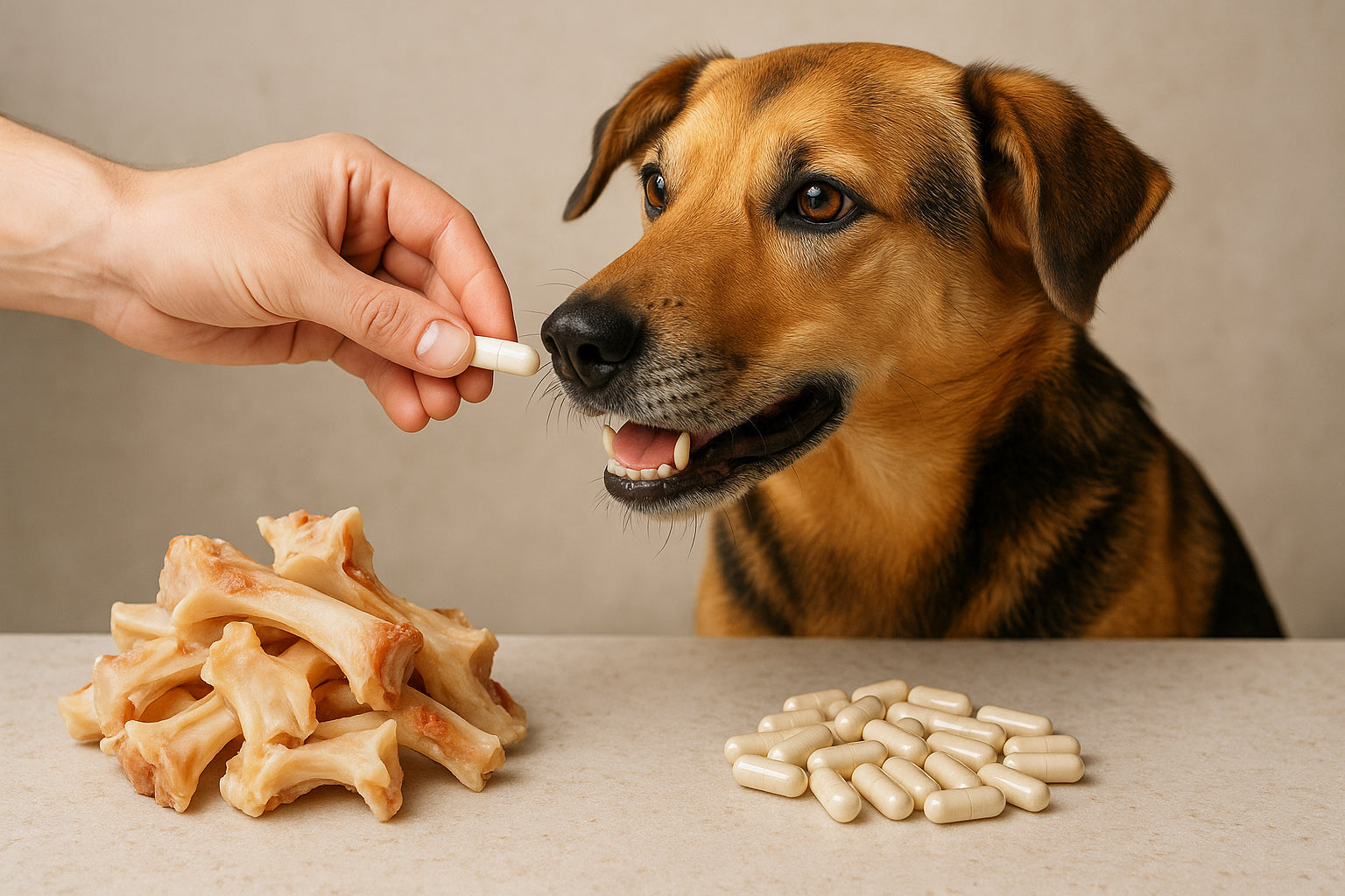 Chondroitin für Hunde: Natürliche vs Synthetische