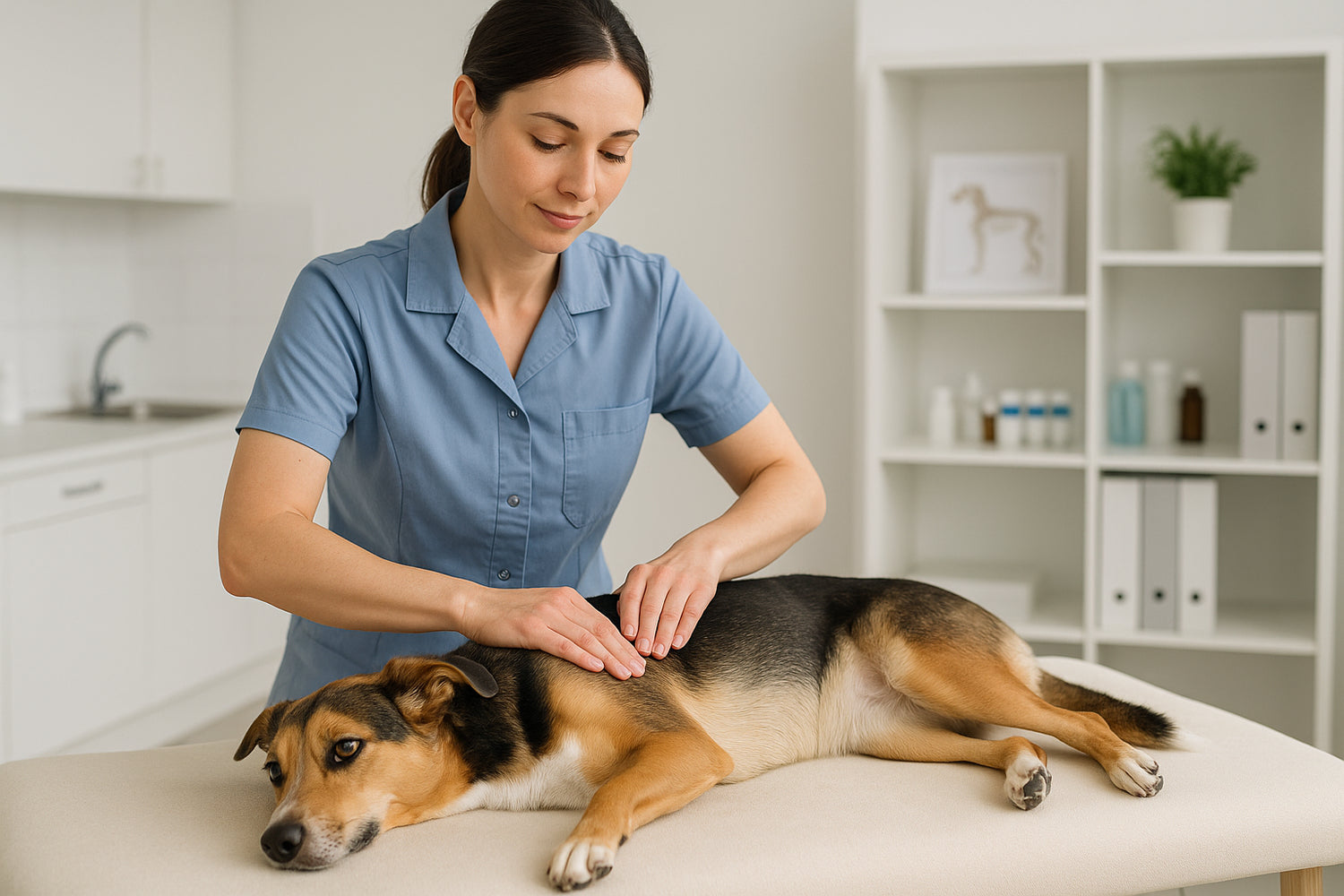 Symptome und Behandlung von Bandscheibenvorfällen bei Hunden