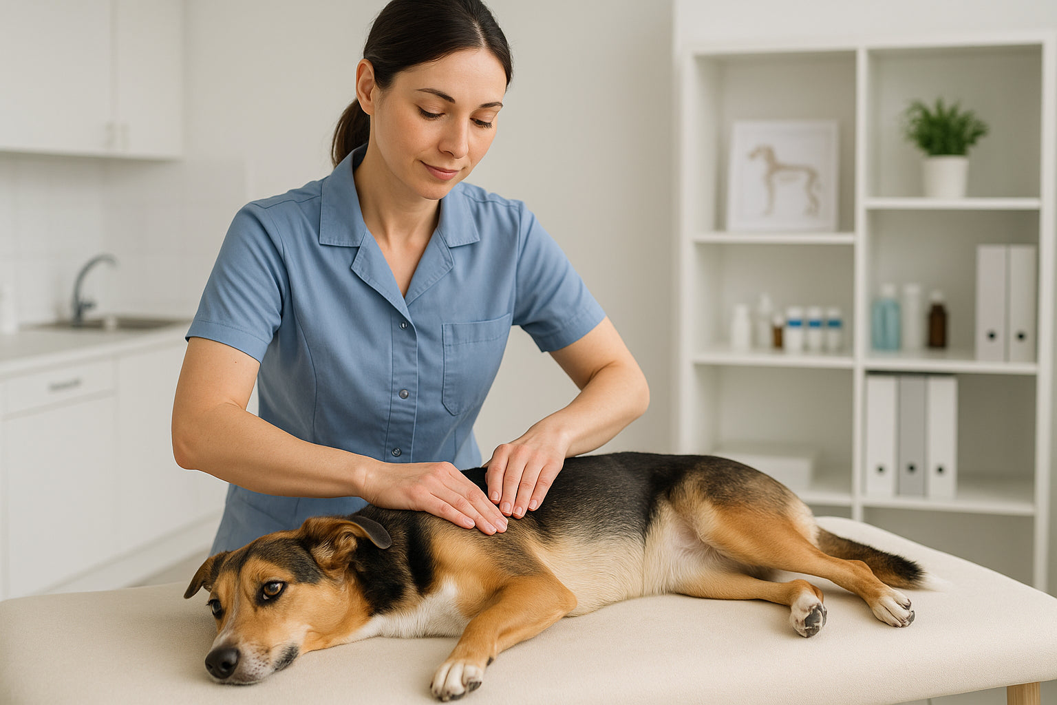 Symptome und Behandlung von Bandscheibenvorfällen bei Hunden