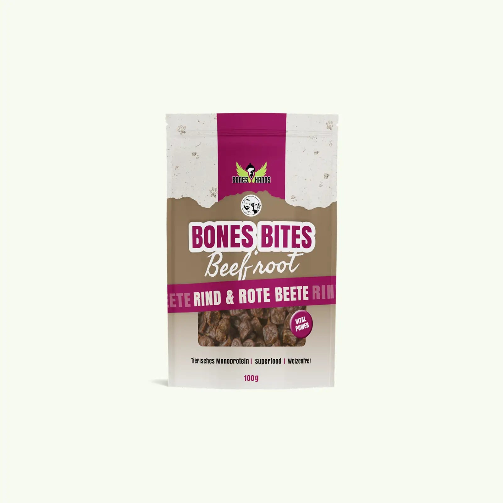 Bones Bites Dog Treats Beef'root with Beef and Beetroot