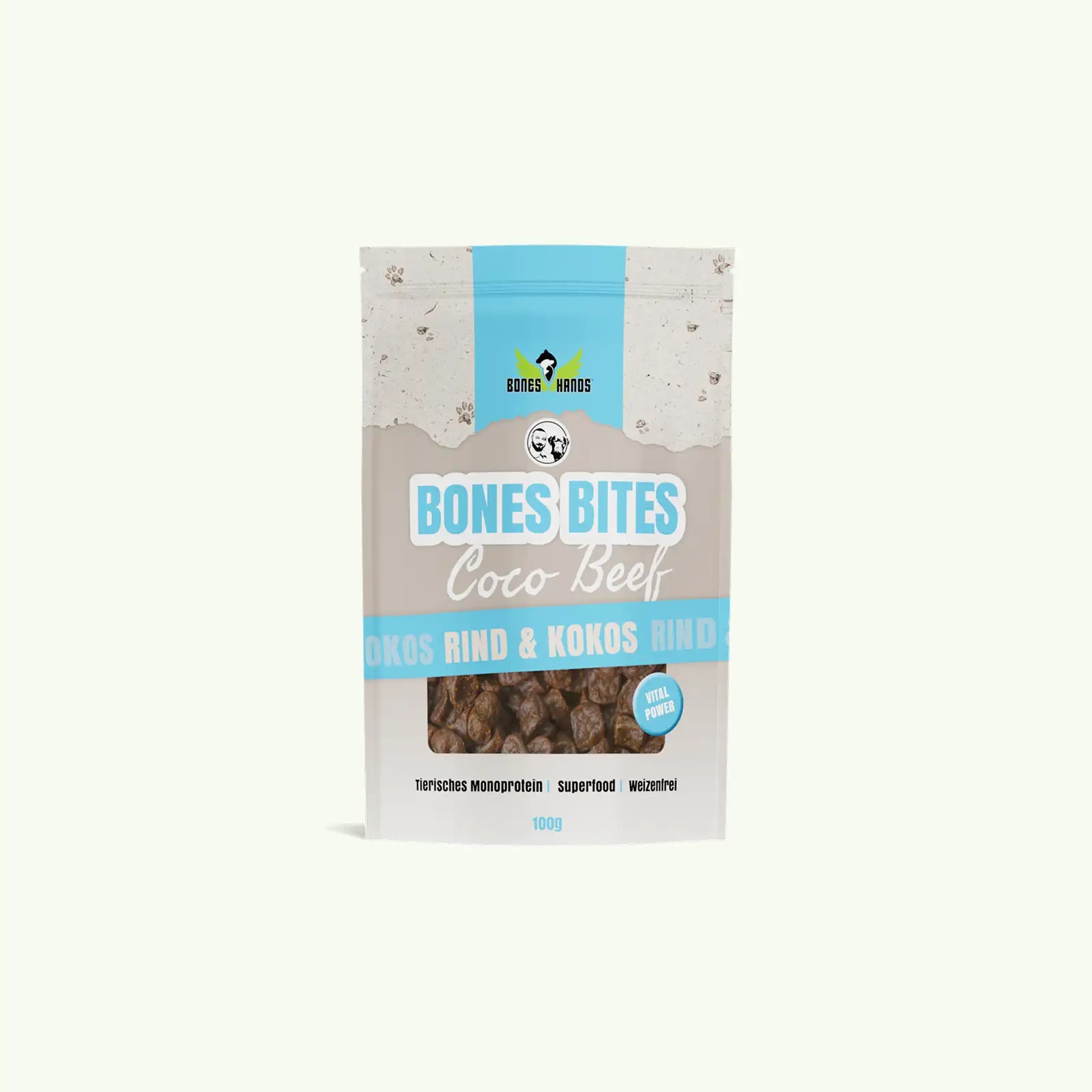 Bones Bites Dog Treats Coco Beef with Beef and Coconut