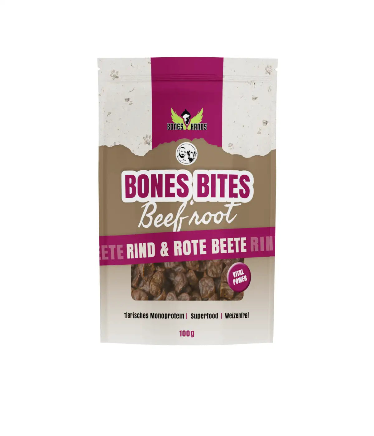 BonesBites Beefroot Leckerlis Boneshands