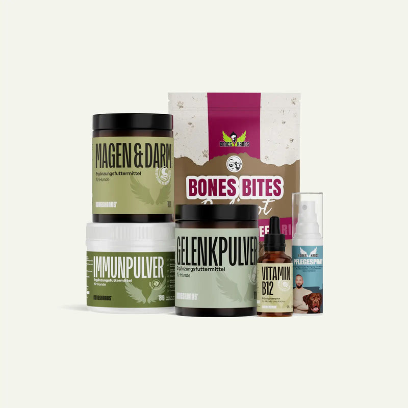 Boneshands Komplettpaket mit Beefroot Leckerlis