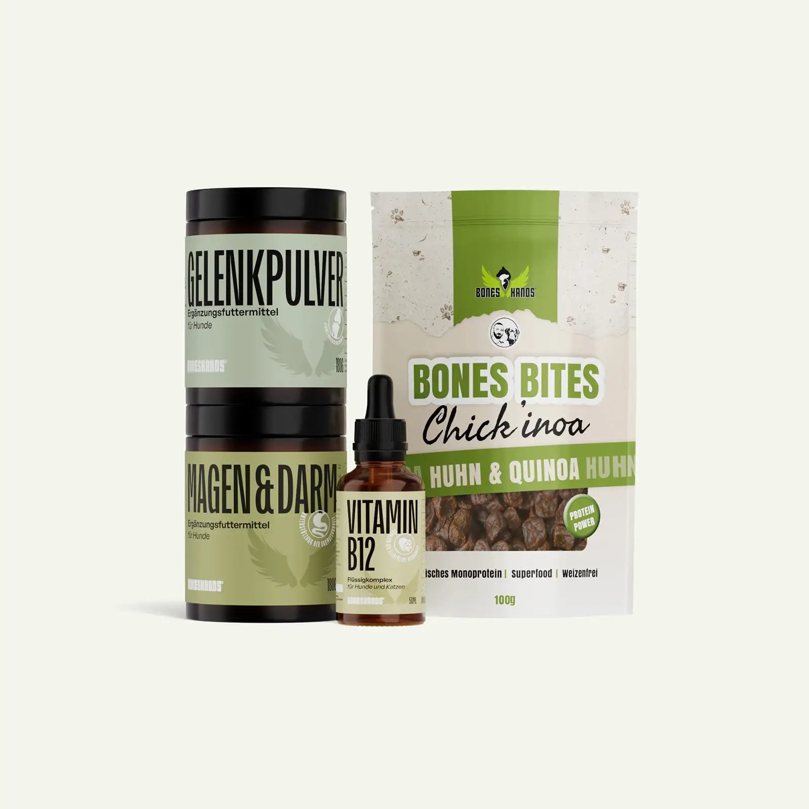 Boneshands Vital Pack mit Chickinoa Leckerlis