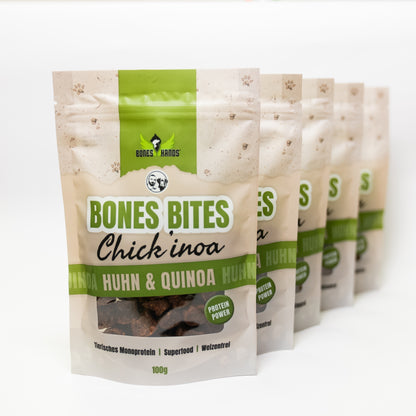 Bones Bites Hundeleckerlis Chick’inoa Huhn & Quinoa