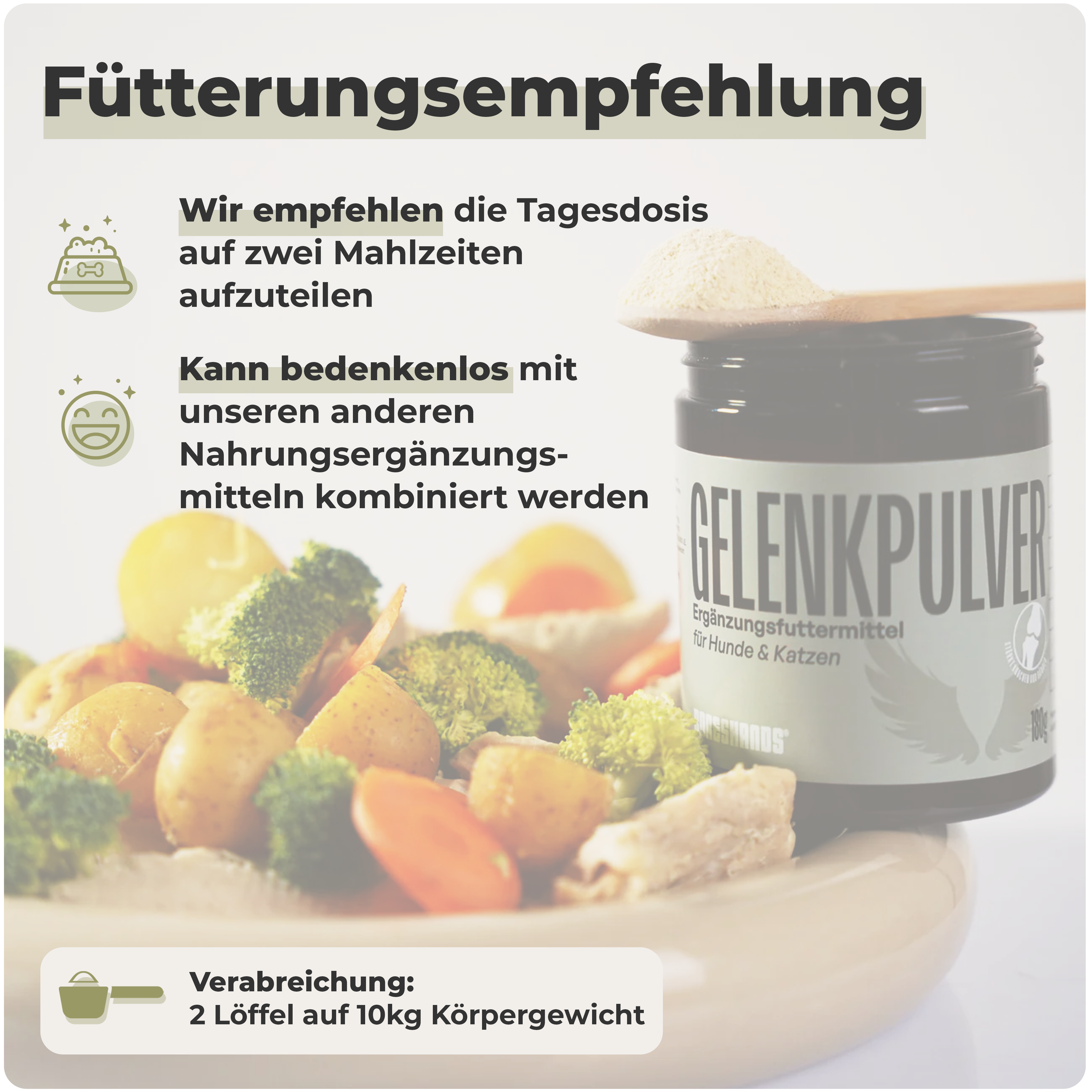 Gelenkpulver für Hunde und Katzen