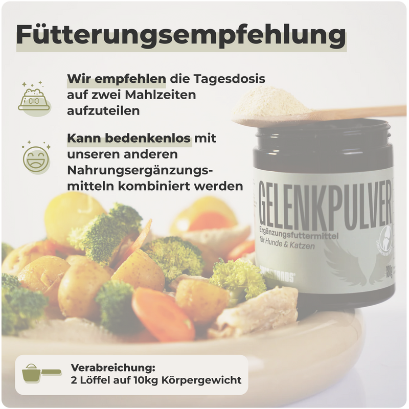 Joint powder for dogs