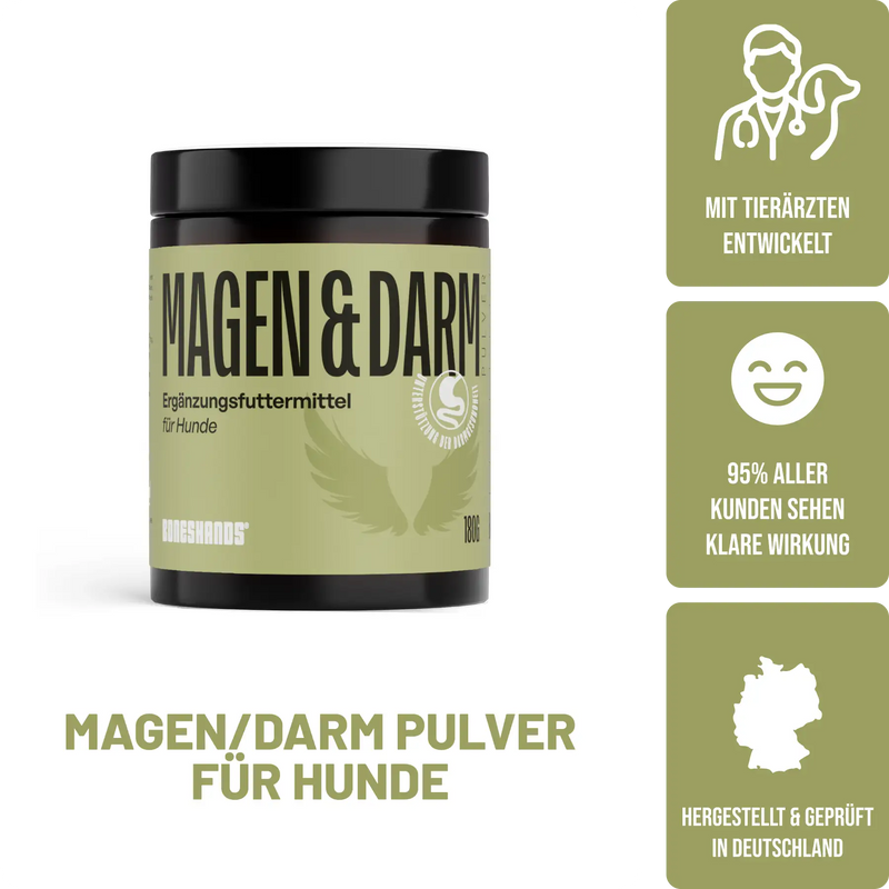 Stomach/intestinal powder for dogs